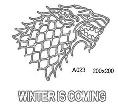 футболка с рисунком Игра престолов «Winter is coming» — «Зима скоро»