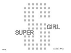 футболка с изображением Super girl с буквой S