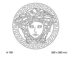 футболка с рисунком Греческая богиня в орнаменте