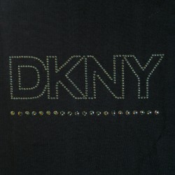 Футболка с заклепками или стразами DKNY 