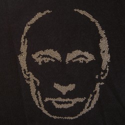 Футболка с заклепками Путин
